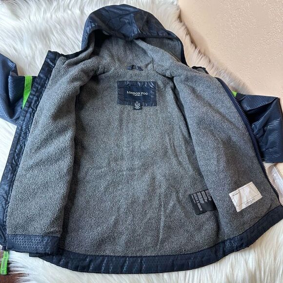 London Fog Boy Kid's Midweight Jacket Navy Size 3T - Picture 4 of 9